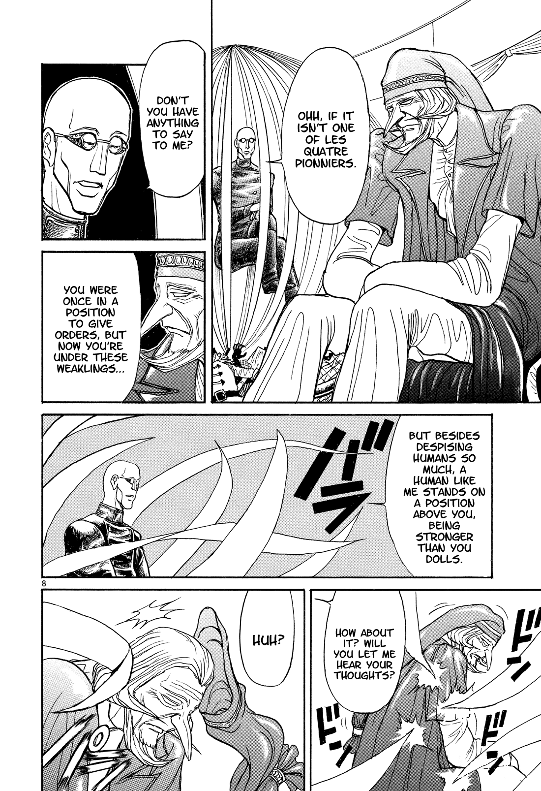 Karakuri Circus Chapter 361 page 8 - Chapter 361: Deus Ex Machina - Act 28: Demon Dance, Scene 2