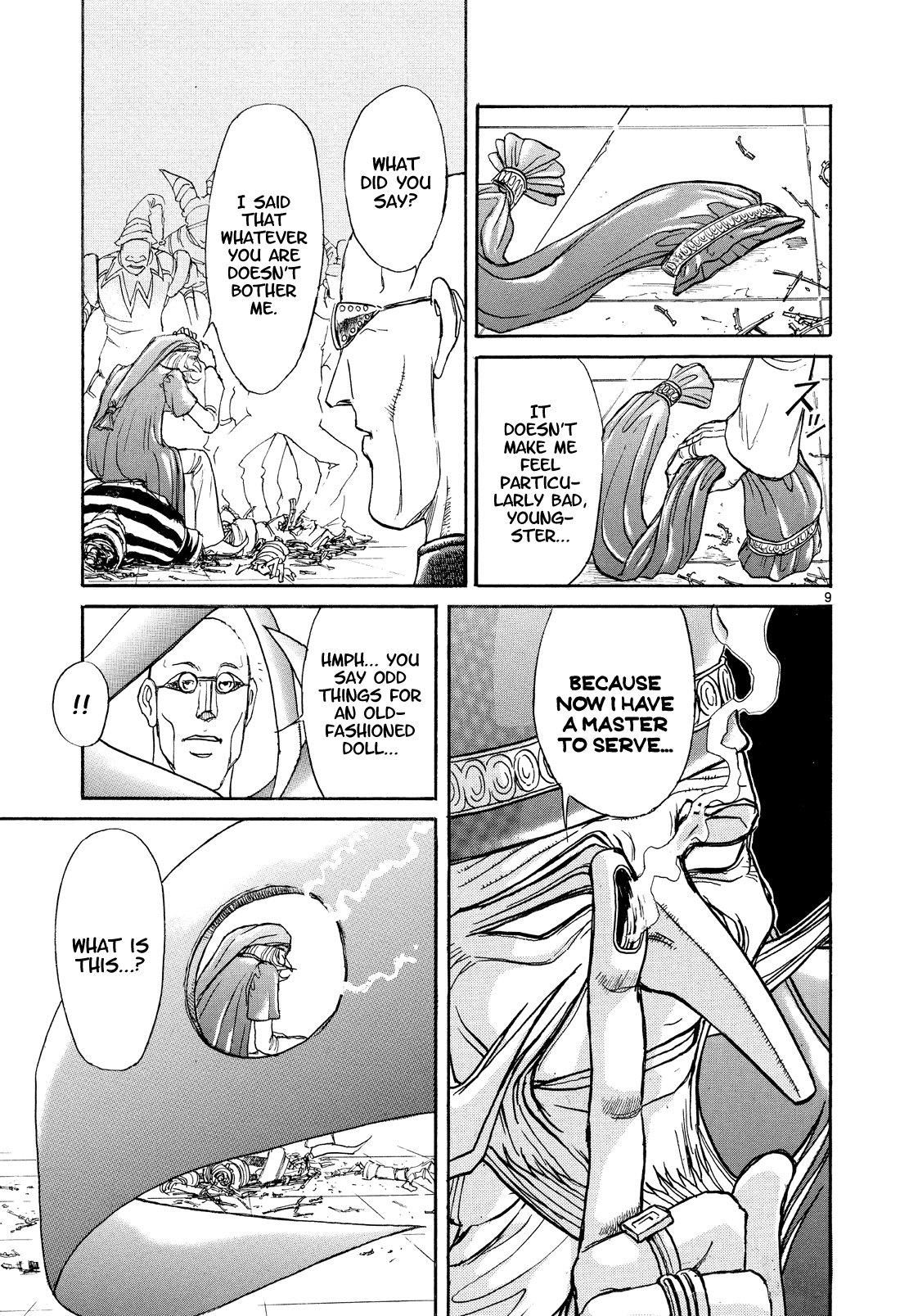 Karakuri Circus Chapter 361 page 9 - Chapter 361: Deus Ex Machina - Act 28: Demon Dance, Scene 2
