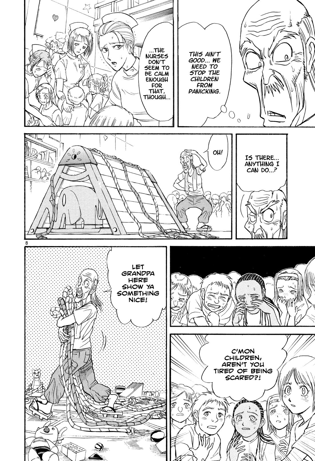 Karakuri Circus Chapter 362 page 8 - Chapter 362: Deus Ex Machina - Act 29: Demon Dance, Scene 3