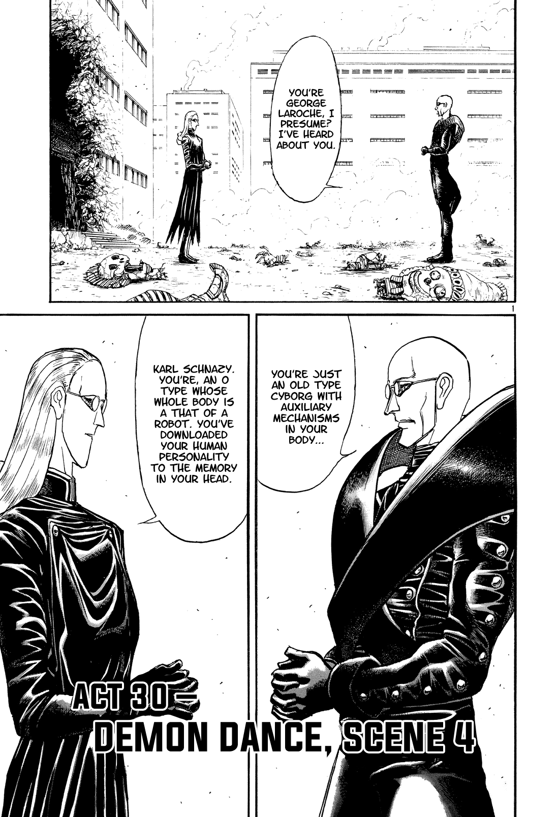 Karakuri Circus Chapter 363 page 1 - Chapter 363: Deus Ex Machina - Act 30: Demon Dance, Scene 4