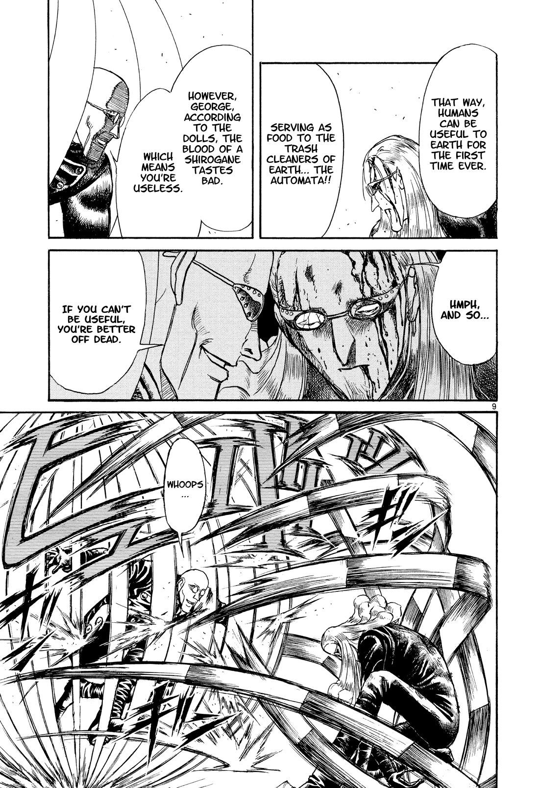Karakuri Circus Chapter 363 page 9 - Chapter 363: Deus Ex Machina - Act 30: Demon Dance, Scene 4
