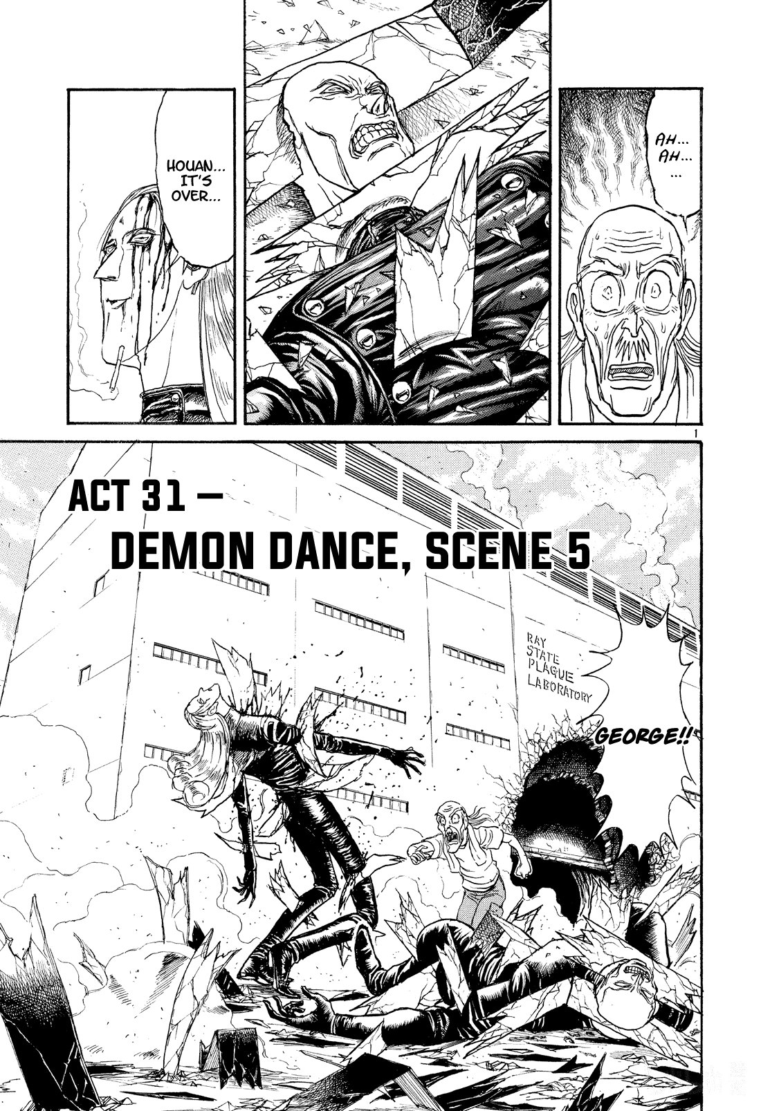 Karakuri Circus Chapter 364 page 1 - Chapter 364: Deus Ex Machina - Act 31: Demon Dance, Scene 5
