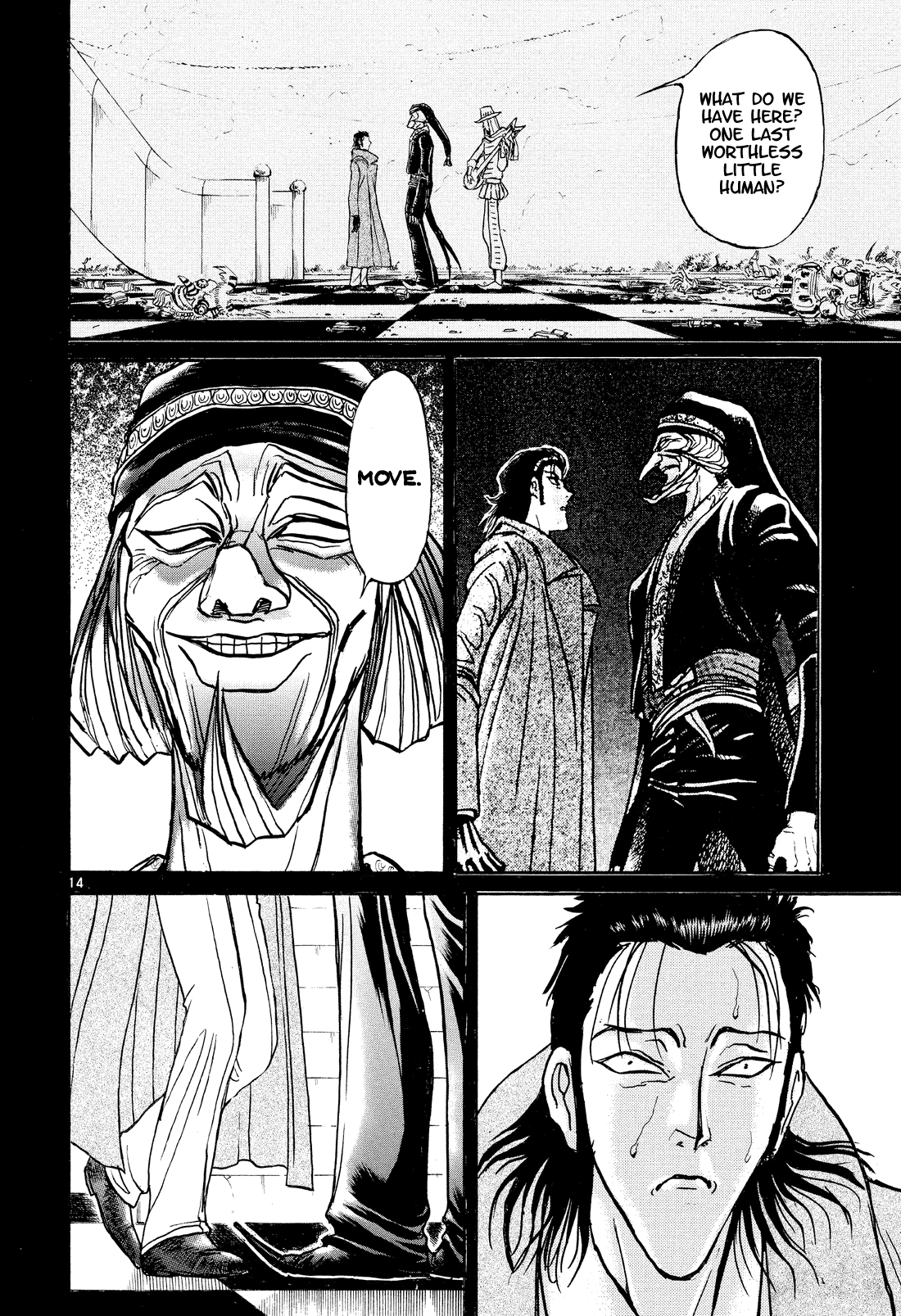 Karakuri Circus Chapter 364 page 14 - Chapter 364: Deus Ex Machina - Act 31: Demon Dance, Scene 5