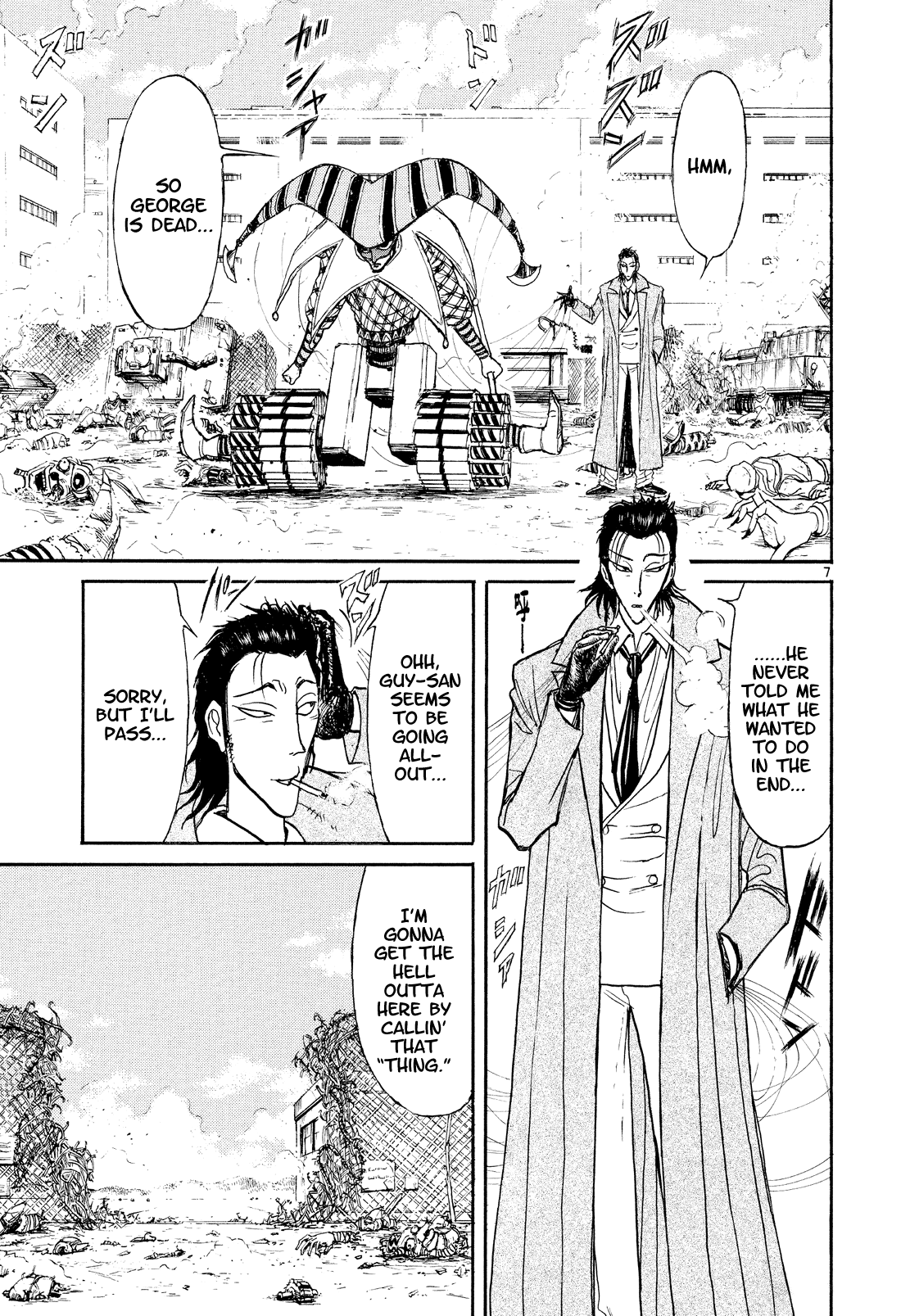 Karakuri Circus Chapter 364 page 7 - Chapter 364: Deus Ex Machina - Act 31: Demon Dance, Scene 5