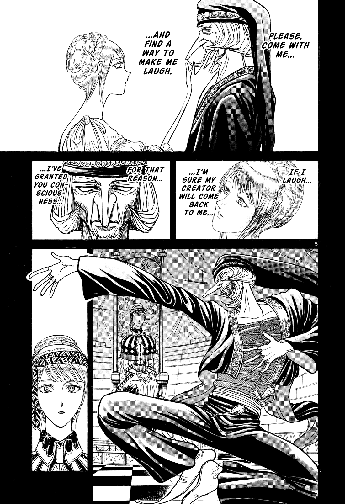 Karakuri Circus Chapter 366 page 11 - Chapter 366: Deus Ex Machina - Act 33: Demon Dance, Scene 7