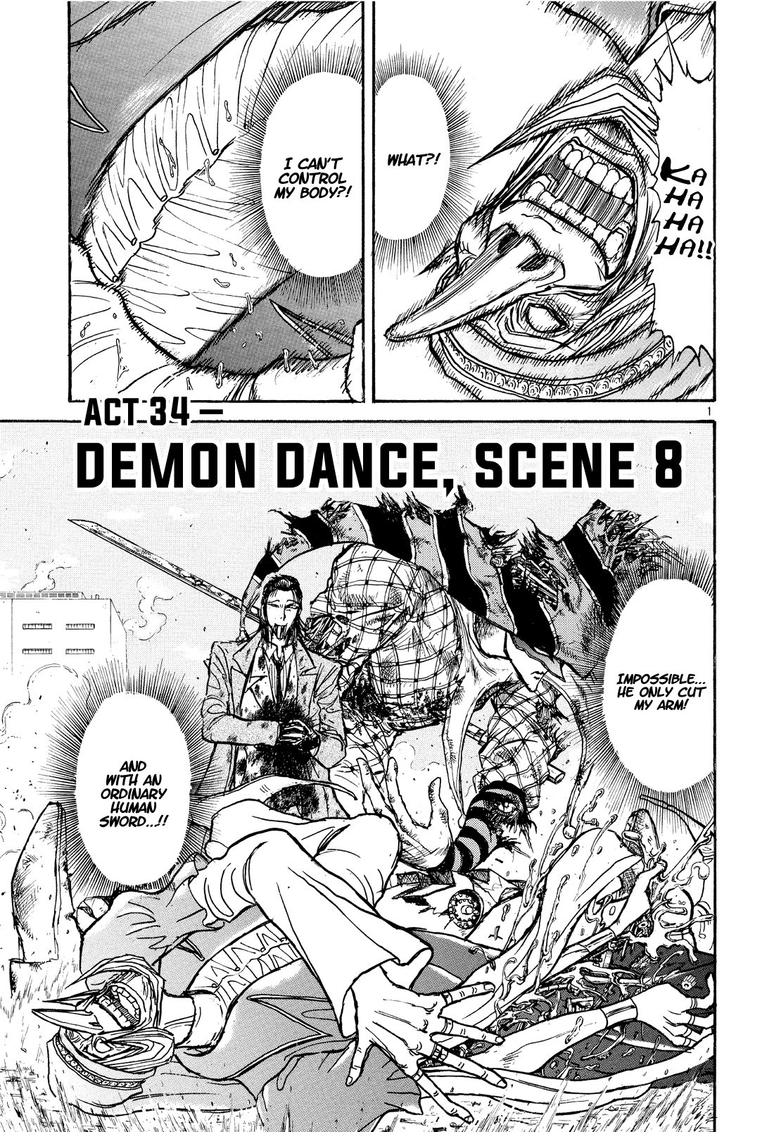 Karakuri Circus Chapter 367 page 1 - Chapter 367: Deus Ex Machina - Act 34: Demon Dance, Scene 8