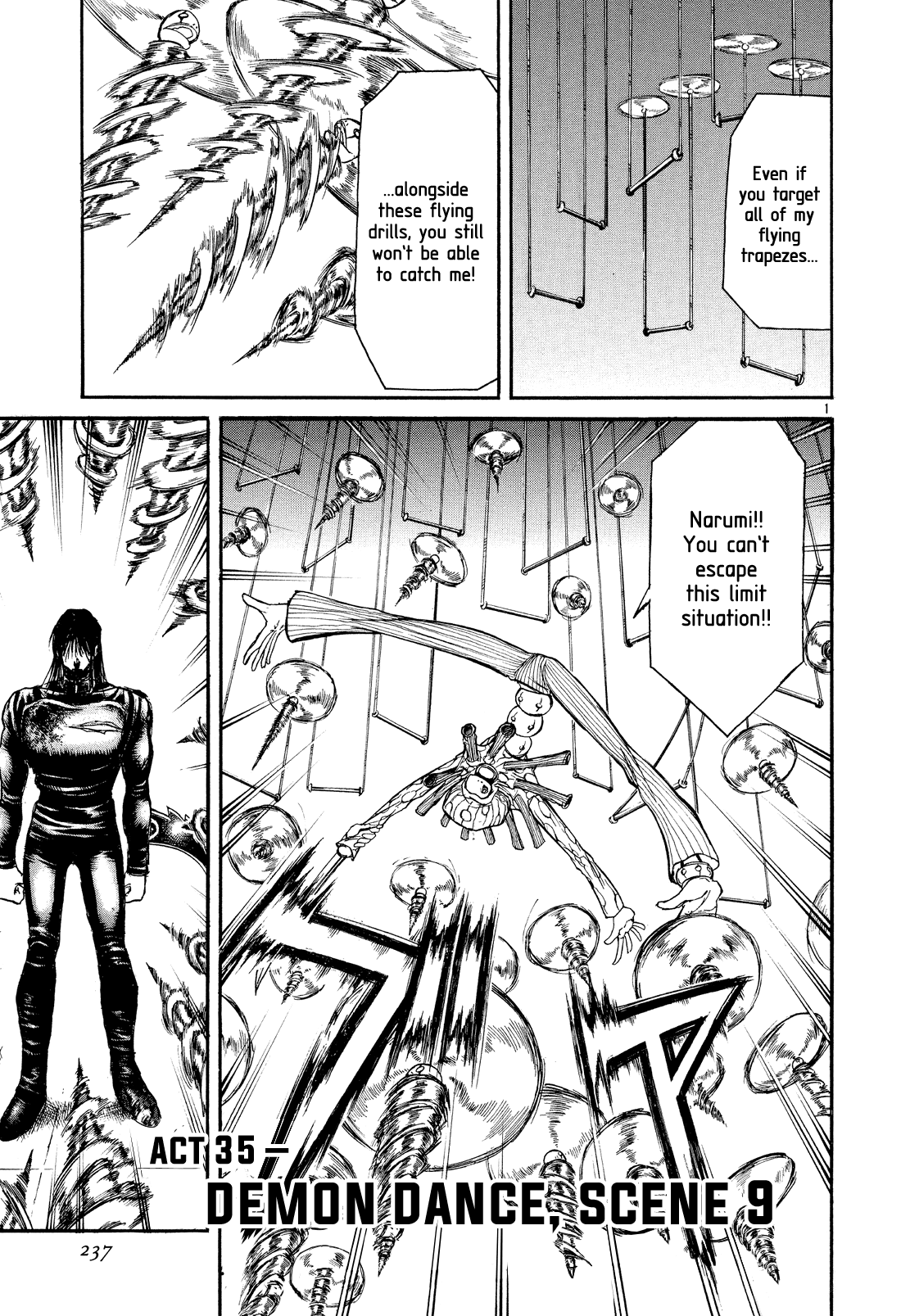 Karakuri Circus Chapter 368 page 1 - Chapter 368: Deus Ex Machina - Act 35: Demon Dance, Scene 9