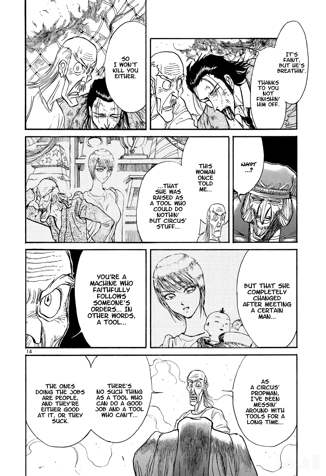 Karakuri Circus Chapter 369 page 13 - Chapter 369: Deus Ex Machina - Act 36: Escape (EXODUS)