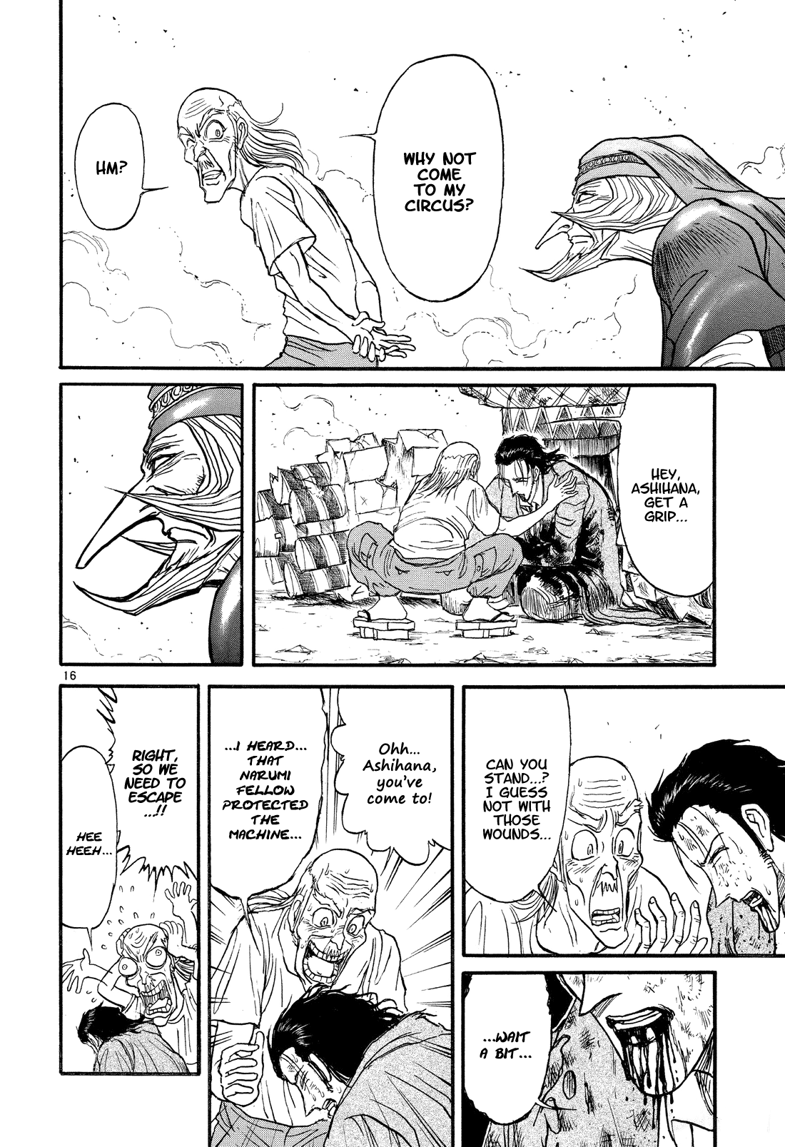 Karakuri Circus Chapter 369 page 15 - Chapter 369: Deus Ex Machina - Act 36: Escape (EXODUS)