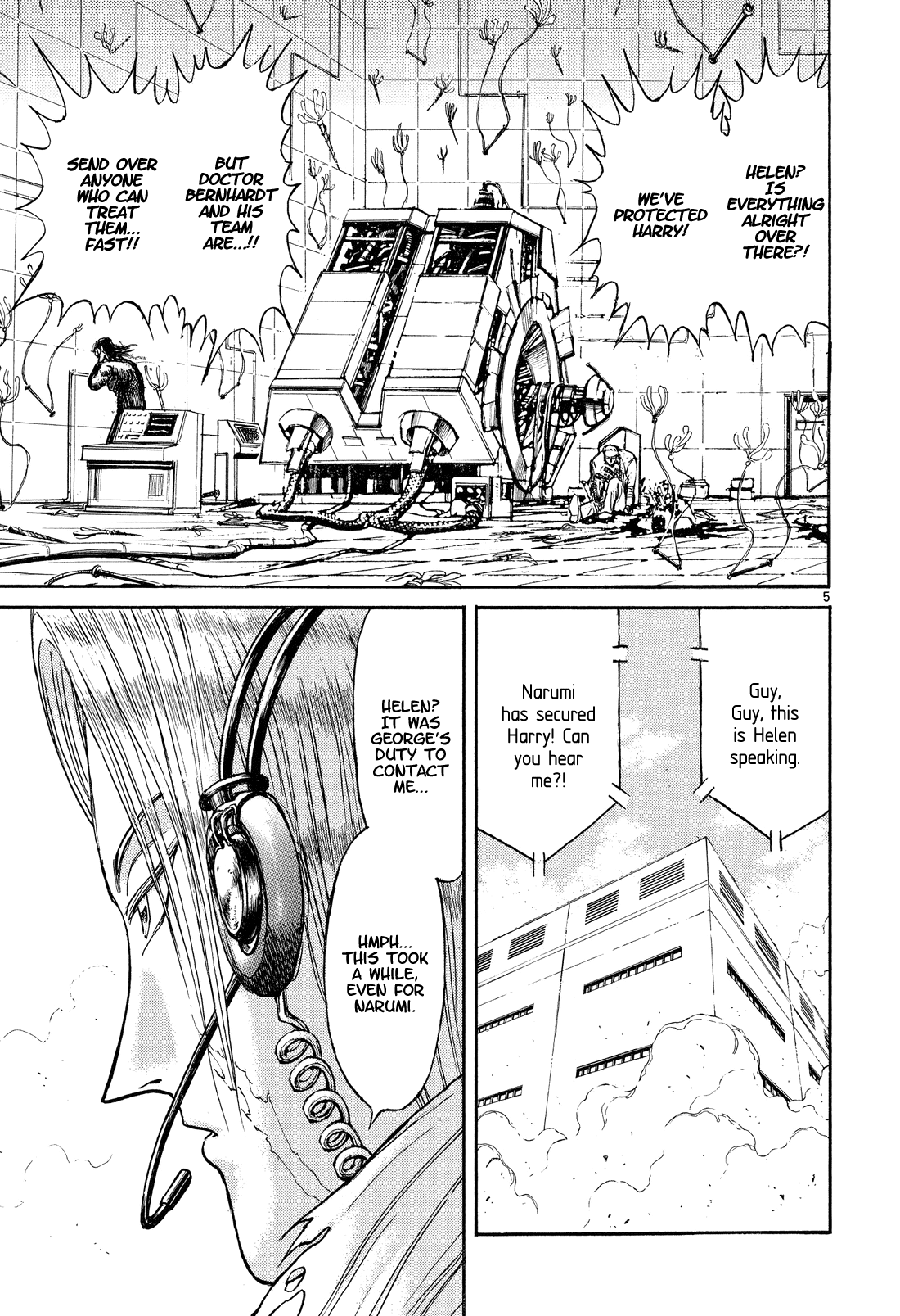 Karakuri Circus Chapter 369 page 5 - Chapter 369: Deus Ex Machina - Act 36: Escape (EXODUS)