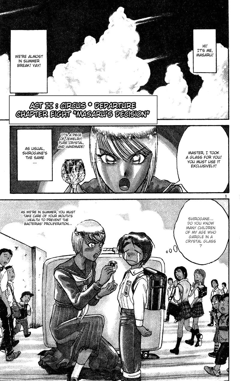 Karakuri Circus Chapter 37 page 4 - Chapter 37: Masaru's Decision - Act 2: Circus * Departure