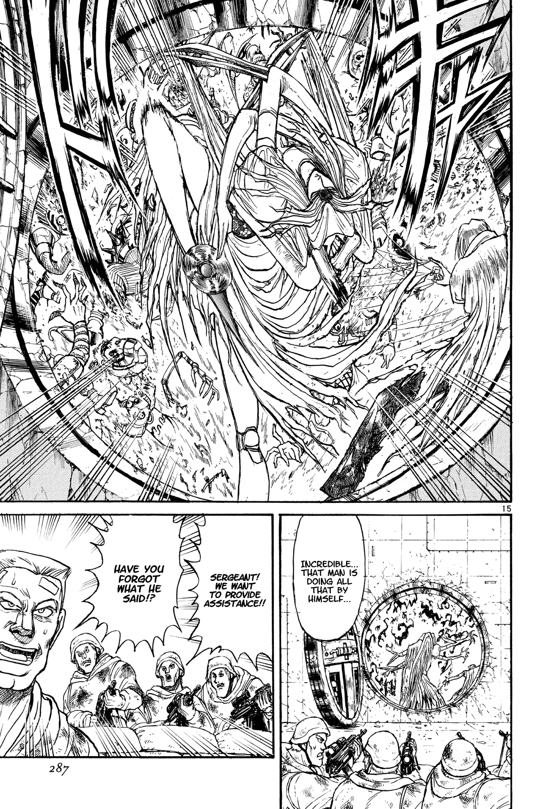 Karakuri Circus Chapter 370 page 14 - Chapter 370: Deus Ex Machina - Act 37: Truly I Tell You: Stay Alive