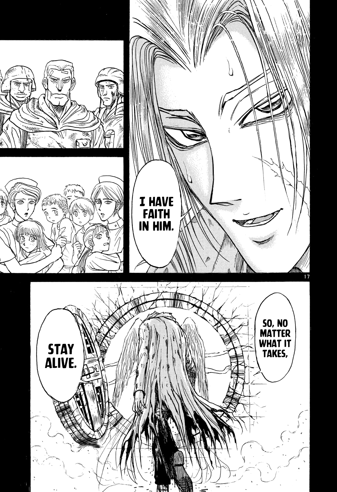 Karakuri Circus Chapter 370 page 16 - Chapter 370: Deus Ex Machina - Act 37: Truly I Tell You: Stay Alive