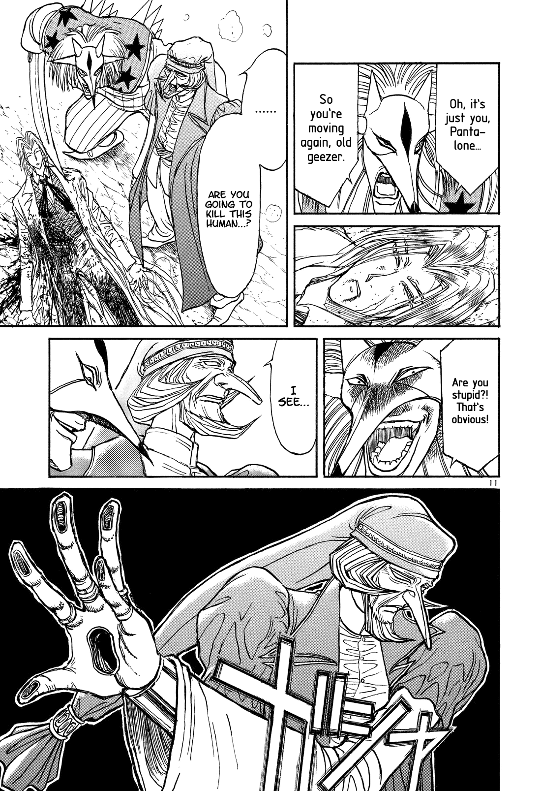 Karakuri Circus Chapter 371 page 10 - Chapter 371: Deus Ex Machina - Act 38: Dark Green Bullet