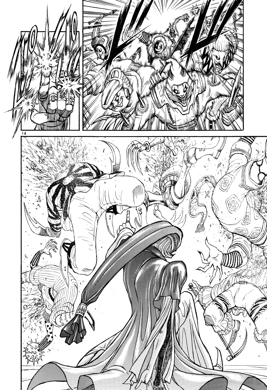 Karakuri Circus Chapter 371 page 13 - Chapter 371: Deus Ex Machina - Act 38: Dark Green Bullet