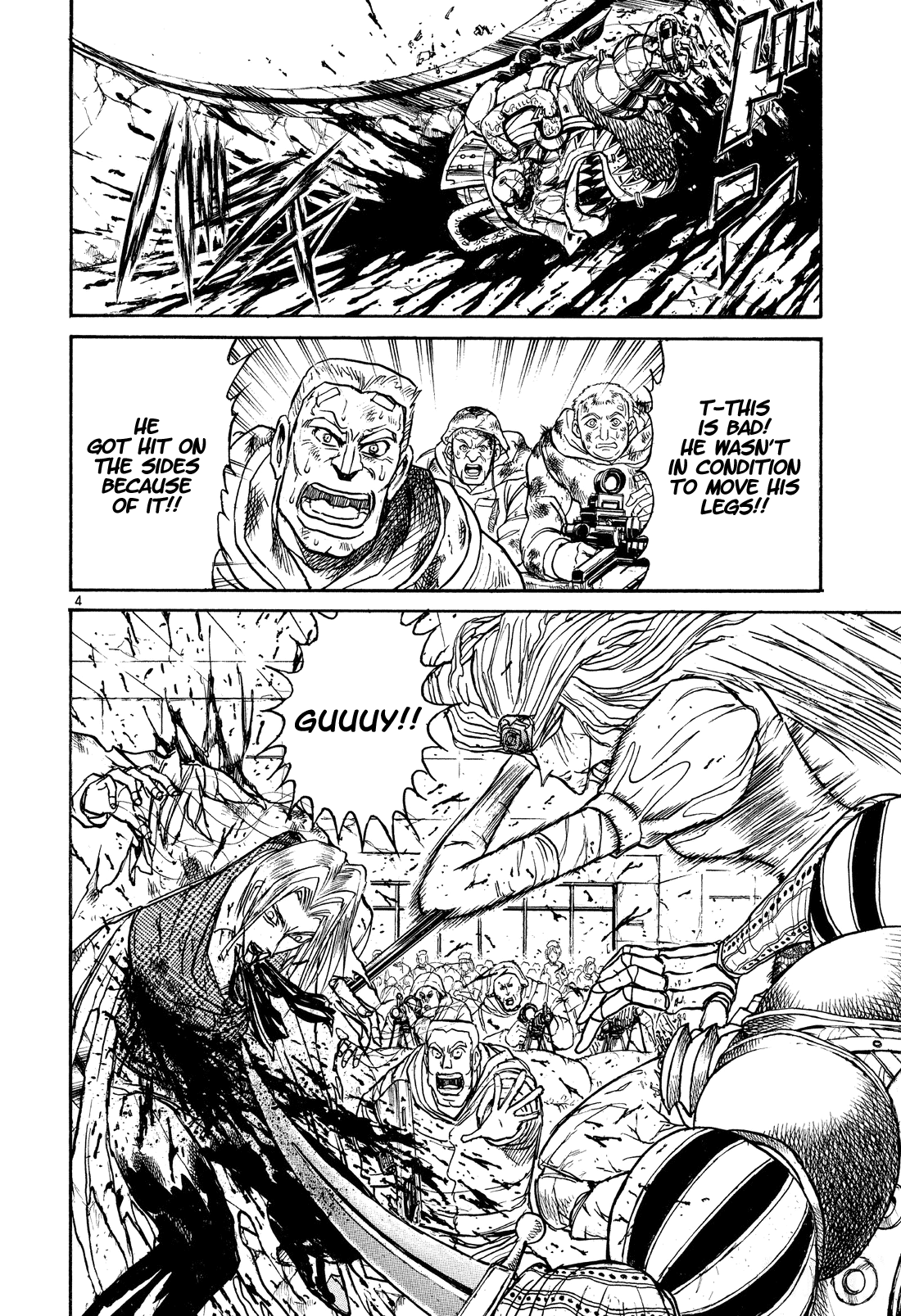 Karakuri Circus Chapter 371 page 4 - Chapter 371: Deus Ex Machina - Act 38: Dark Green Bullet