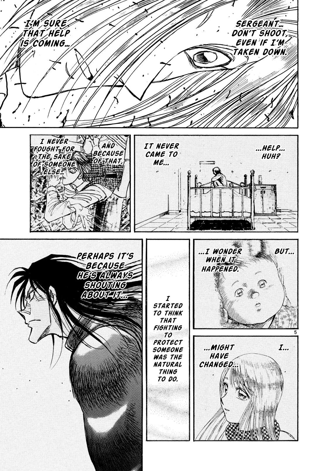 Karakuri Circus Chapter 371 page 5 - Chapter 371: Deus Ex Machina - Act 38: Dark Green Bullet