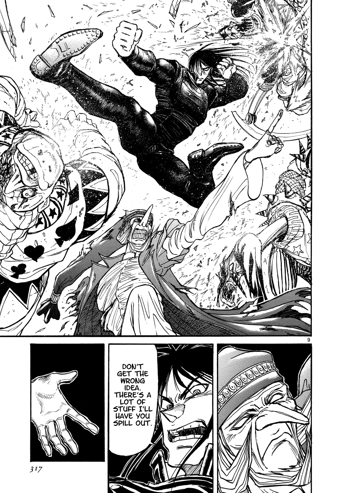 Karakuri Circus Chapter 372 page 9 - Chapter 372: Deus Ex Machina - Act 39: Temporary Closing, Coming Next: In The Sky