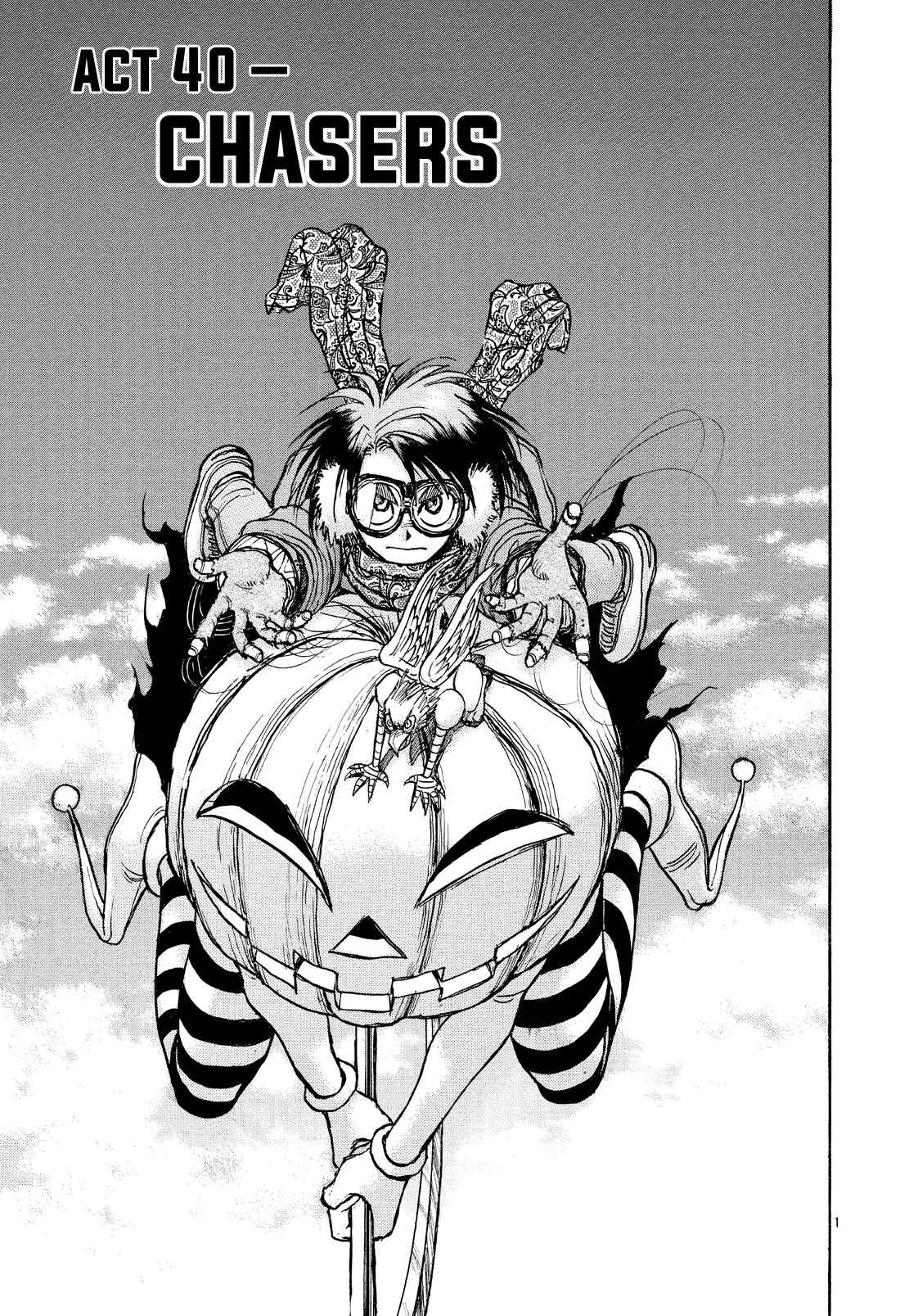Karakuri Circus Chapter 373 page 1 - Chapter 373: Deus Ex Machina - Act 40: Chasers