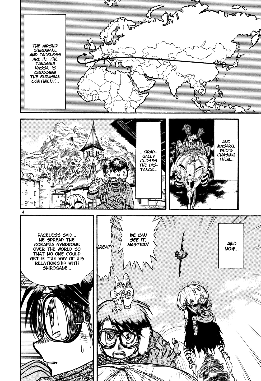 Karakuri Circus Chapter 373 page 4 - Chapter 373: Deus Ex Machina - Act 40: Chasers