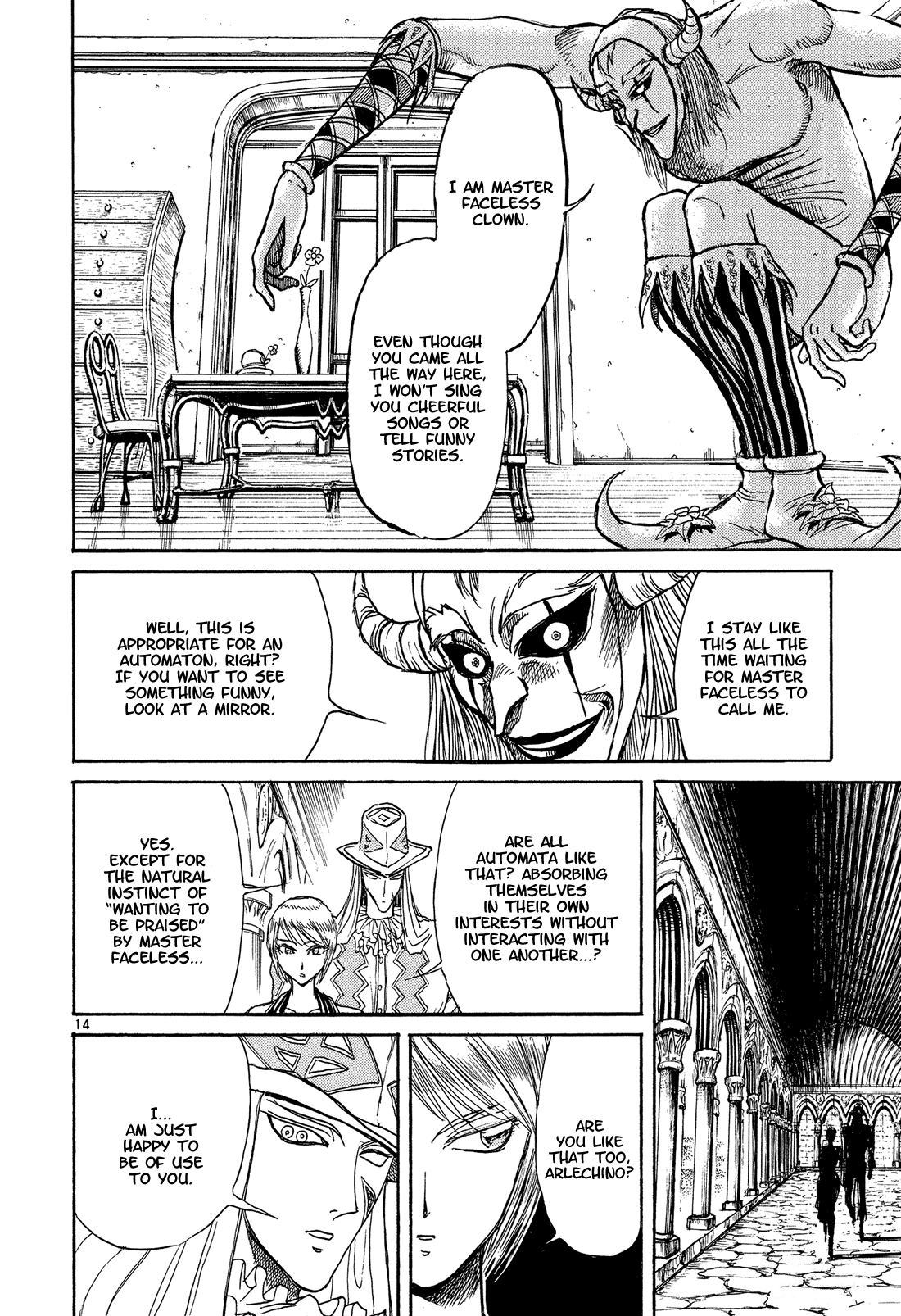 Karakuri Circus Chapter 375 page 14 - Chapter 375: Deus Ex Machina - Act 42: At Mont-Saint-Michel
