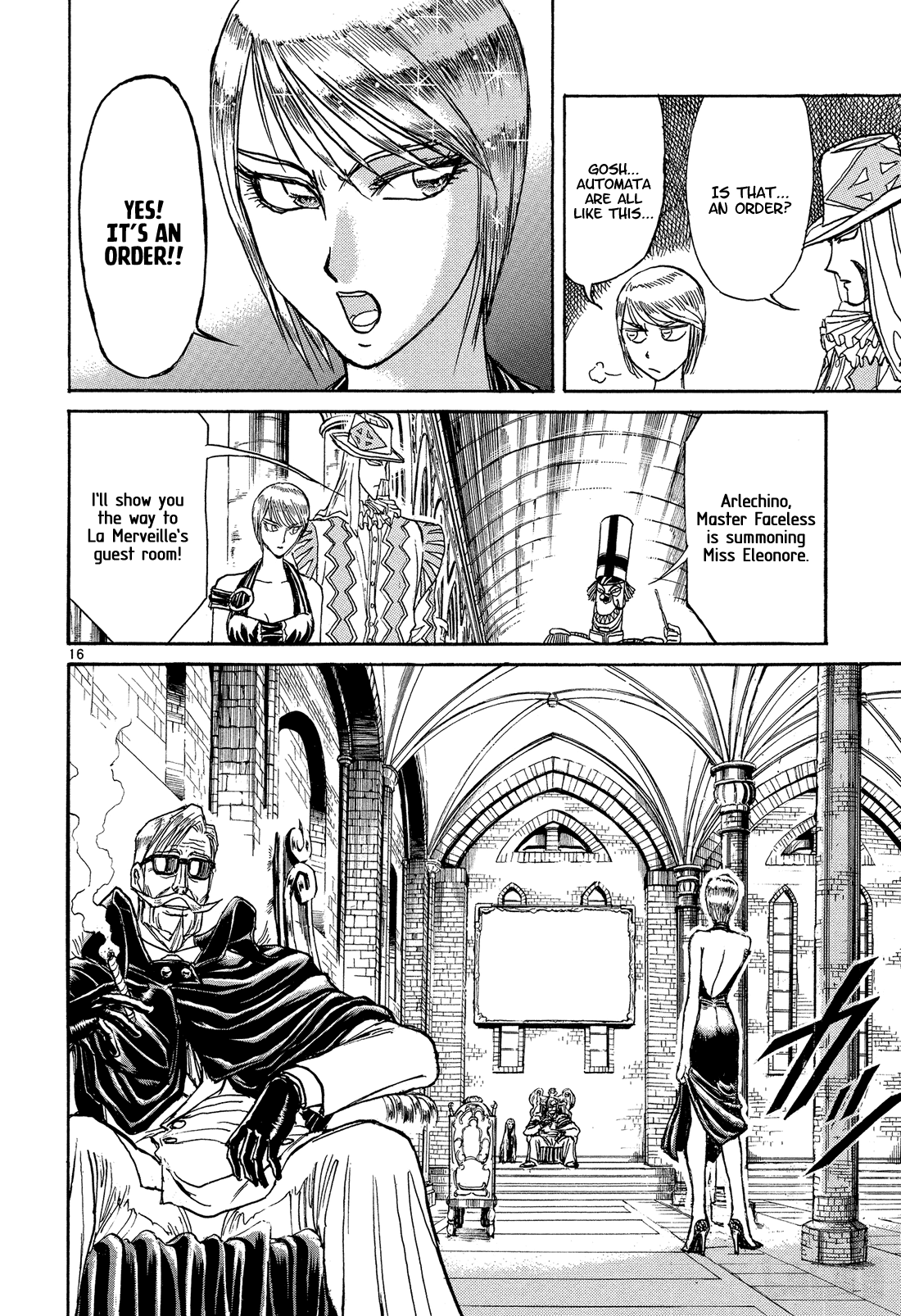 Karakuri Circus Chapter 375 page 16 - Chapter 375: Deus Ex Machina - Act 42: At Mont-Saint-Michel