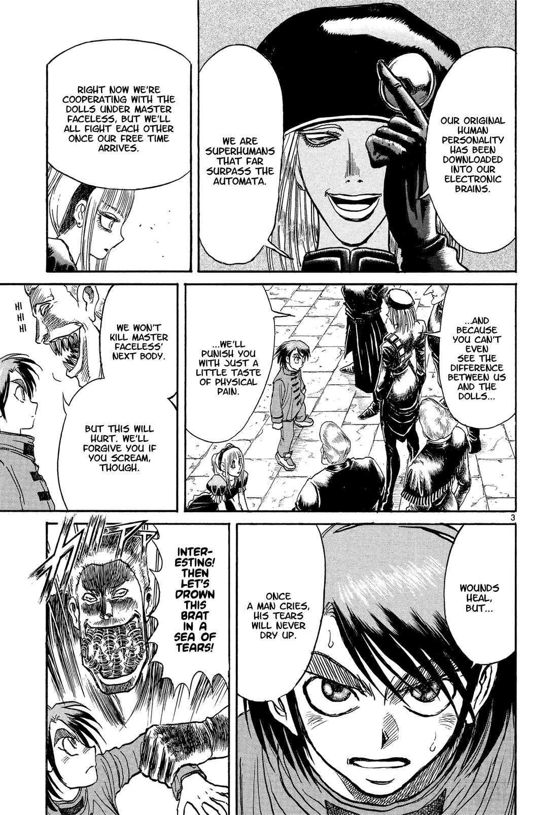 Karakuri Circus Chapter 375 page 3 - Chapter 375: Deus Ex Machina - Act 42: At Mont-Saint-Michel