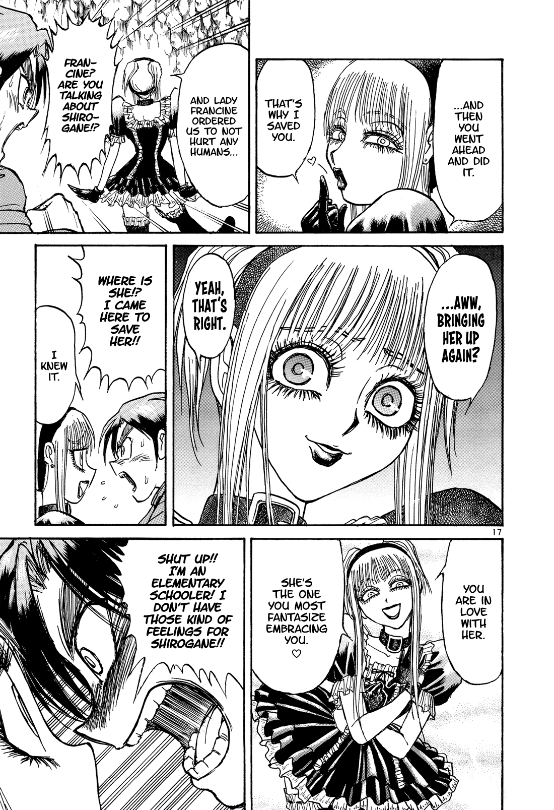 Karakuri Circus Chapter 377 page 17 - Chapter 377: Deus Ex Machina - Act 44: Columbine