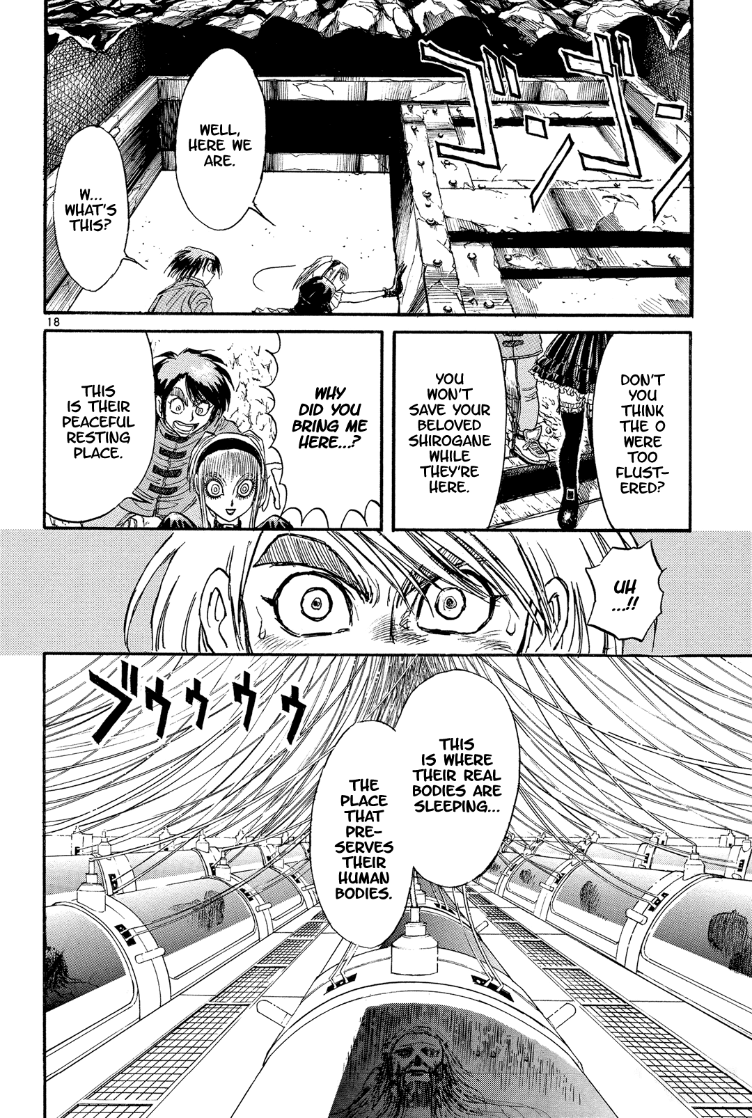 Karakuri Circus Chapter 377 page 18 - Chapter 377: Deus Ex Machina - Act 44: Columbine