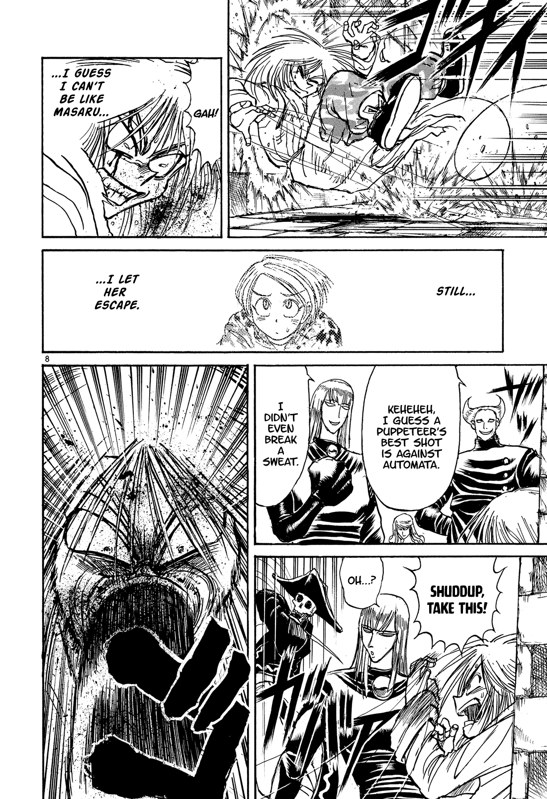 Karakuri Circus Chapter 377 page 8 - Chapter 377: Deus Ex Machina - Act 44: Columbine