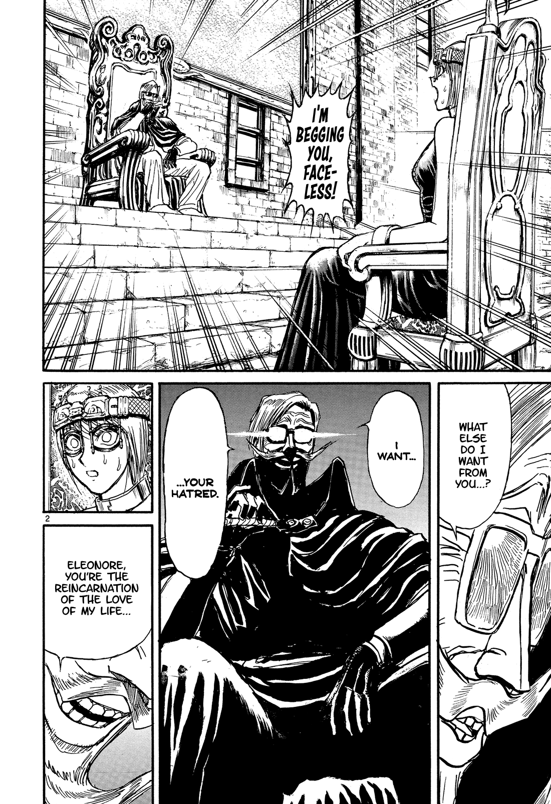 Karakuri Circus Chapter 378 page 2 - Chapter 378: Deus Ex Machina - Act 45: Faceless' Plan
