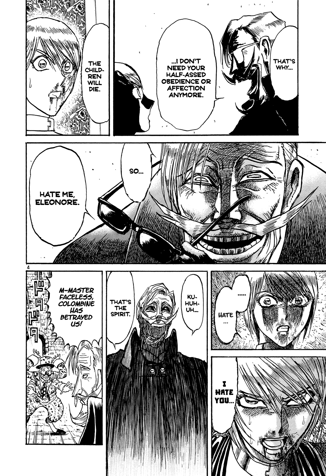 Karakuri Circus Chapter 378 page 4 - Chapter 378: Deus Ex Machina - Act 45: Faceless' Plan