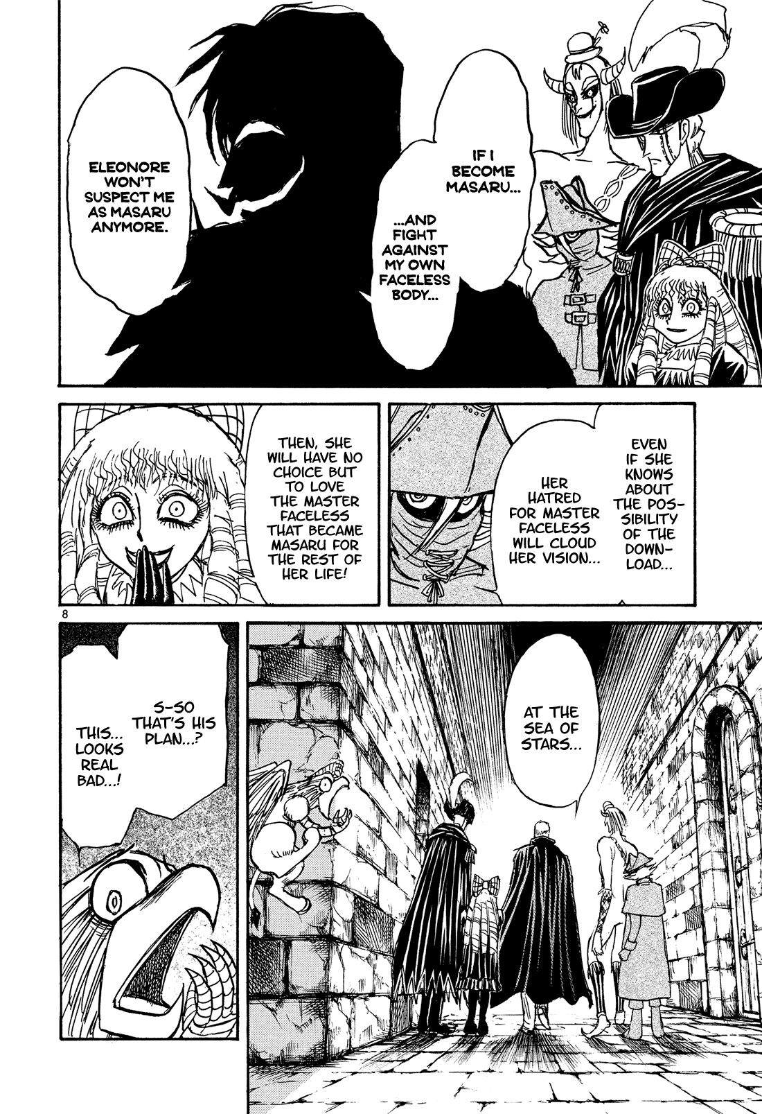 Karakuri Circus Chapter 378 page 8 - Chapter 378: Deus Ex Machina - Act 45: Faceless' Plan