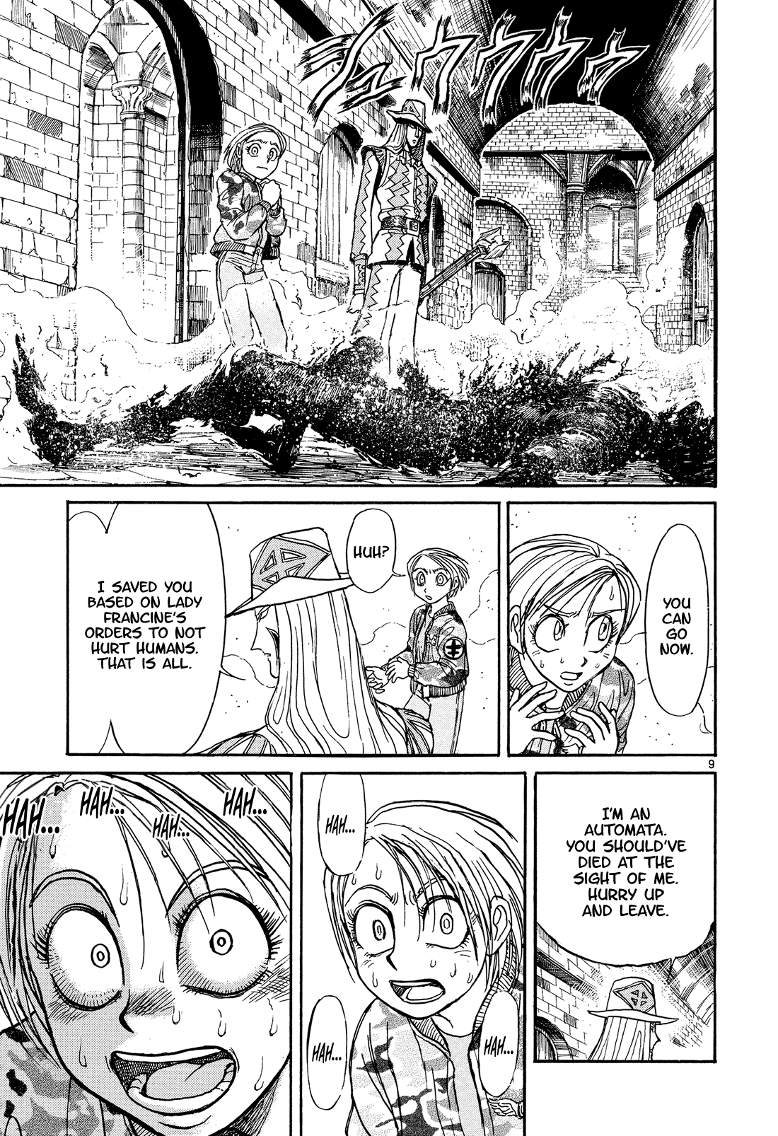 Karakuri Circus Chapter 378 page 9 - Chapter 378: Deus Ex Machina - Act 45: Faceless' Plan