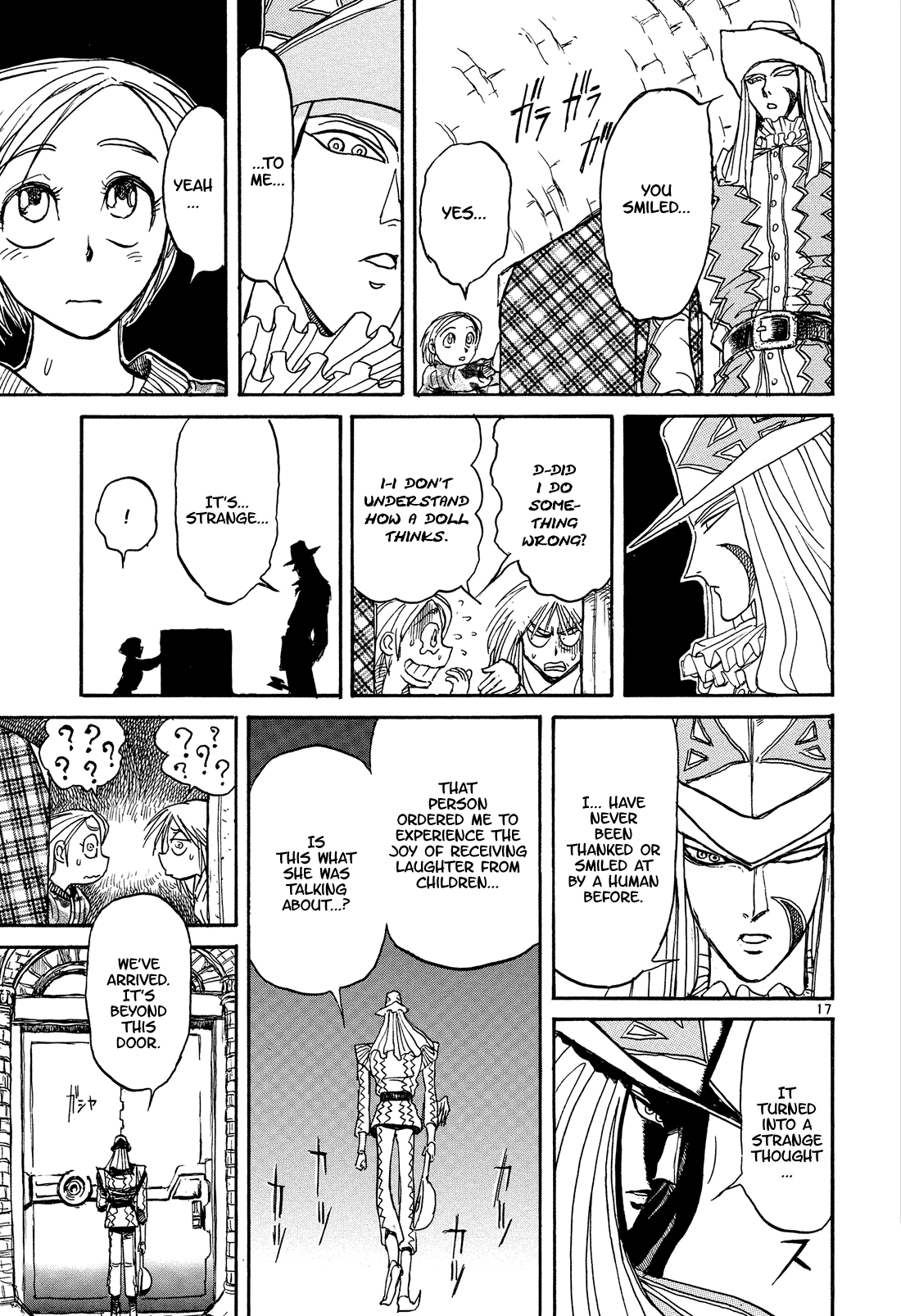Karakuri Circus Chapter 379 page 17 - Chapter 379: Deus Ex Machina - Act 46: Sharp Tower