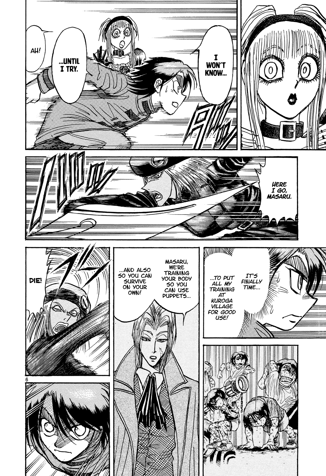 Karakuri Circus Chapter 379 page 6 - Chapter 379: Deus Ex Machina - Act 46: Sharp Tower