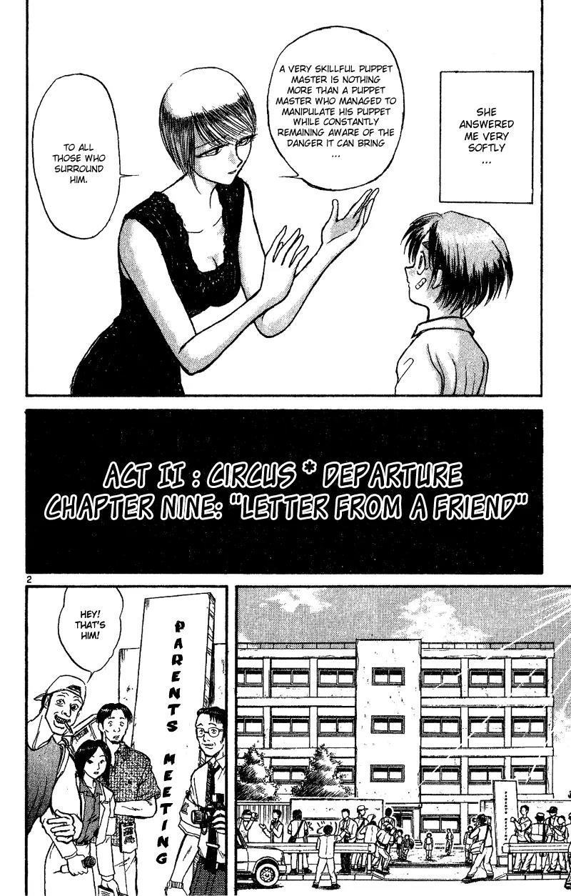Karakuri Circus Chapter 38 page 2 - Chapter 38: Letter From A Friend - Act 2: Circus * Departure