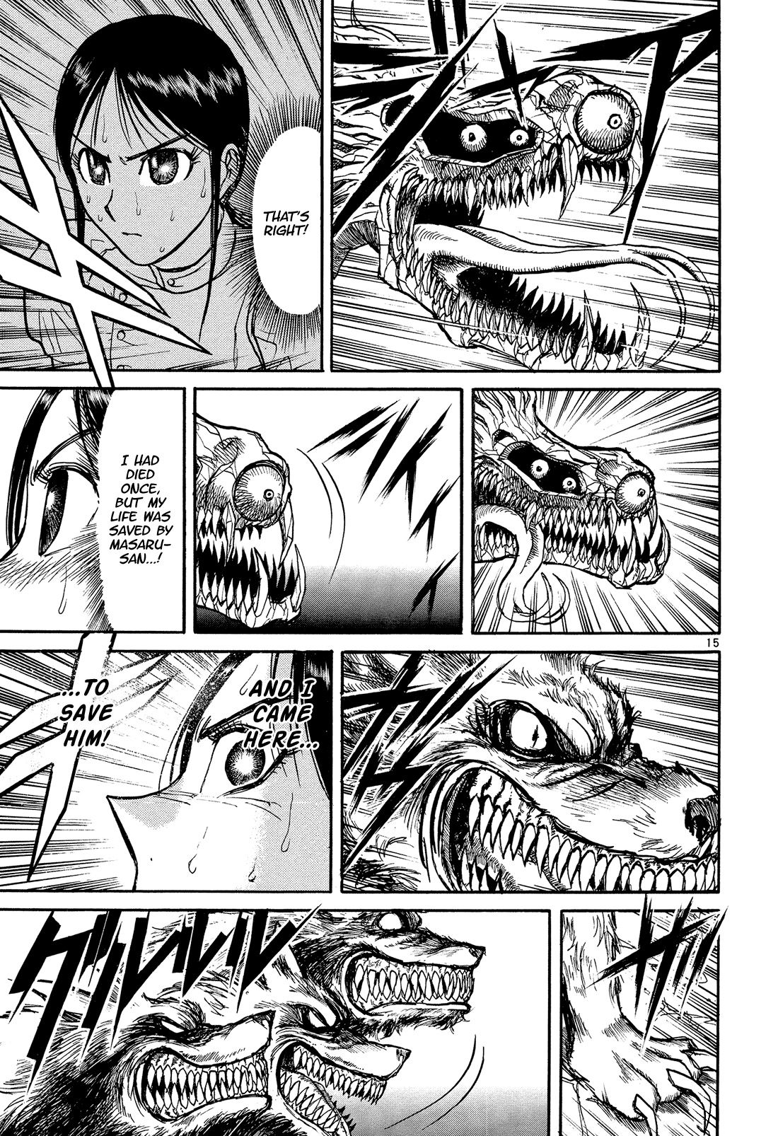 Karakuri Circus Chapter 380 page 14 - Chapter 380: Deus Ex Machina - Act 47: Charm Eyes Liese