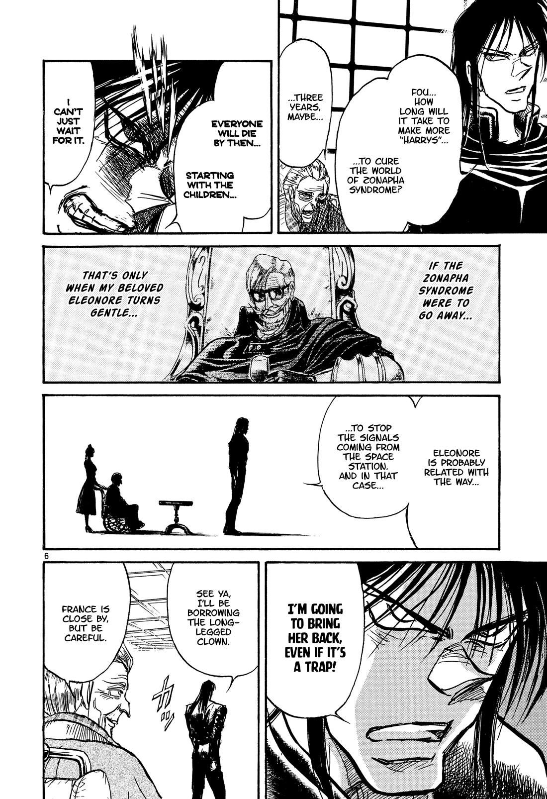 Karakuri Circus Chapter 380 page 6 - Chapter 380: Deus Ex Machina - Act 47: Charm Eyes Liese