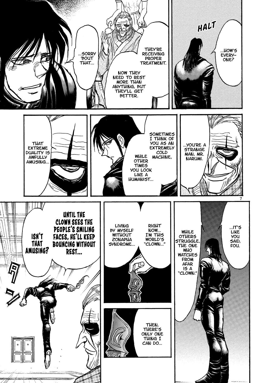 Karakuri Circus Chapter 380 page 7 - Chapter 380: Deus Ex Machina - Act 47: Charm Eyes Liese