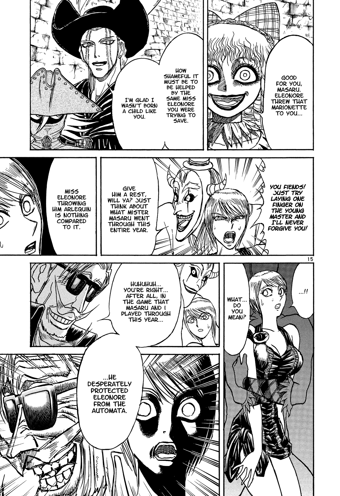 Karakuri Circus Chapter 383 page 15 - Chapter 383: Deus Ex Machina - Act 50: Reunion