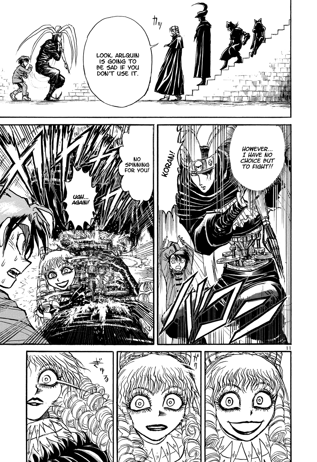 Karakuri Circus Chapter 384 page 11 - Chapter 384: Deus Ex Machina - Act 51: Aid From Above