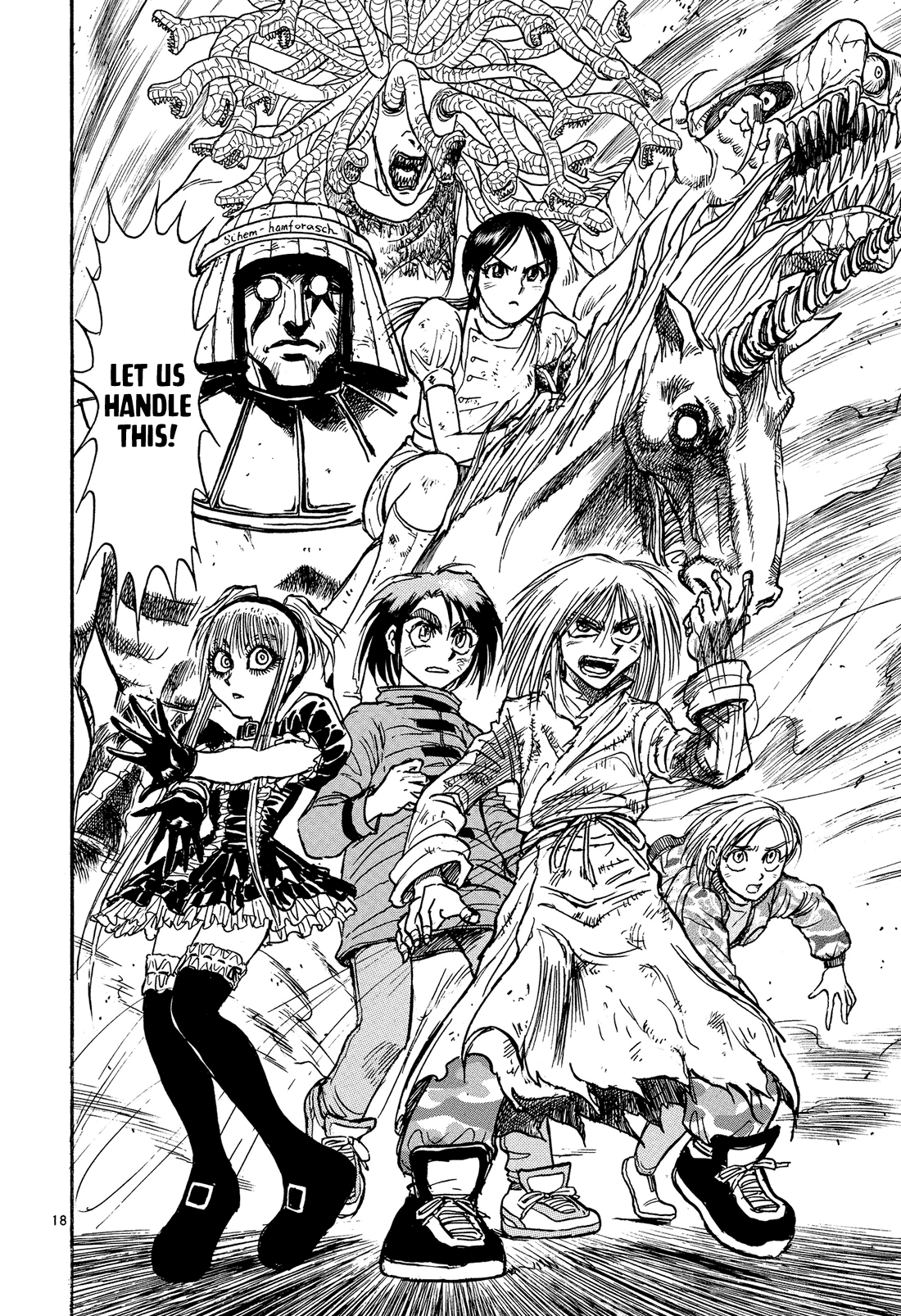 Karakuri Circus Chapter 384 page 17 - Chapter 384: Deus Ex Machina - Act 51: Aid From Above