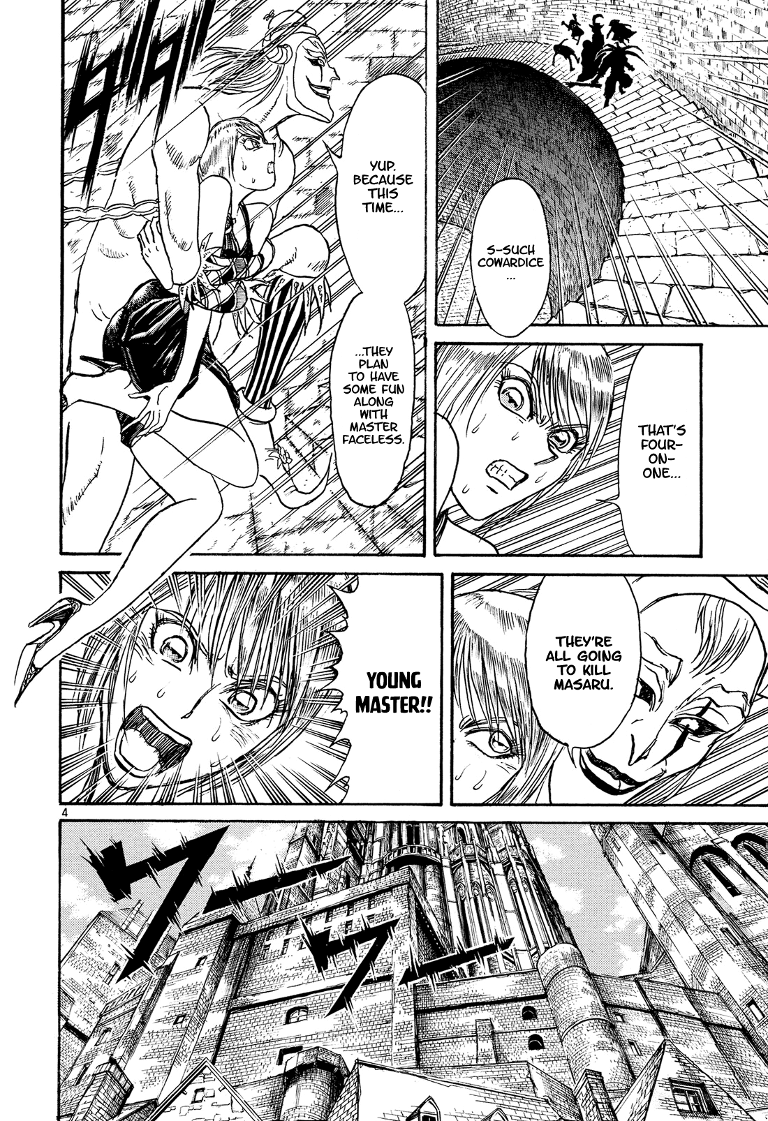 Karakuri Circus Chapter 384 page 4 - Chapter 384: Deus Ex Machina - Act 51: Aid From Above