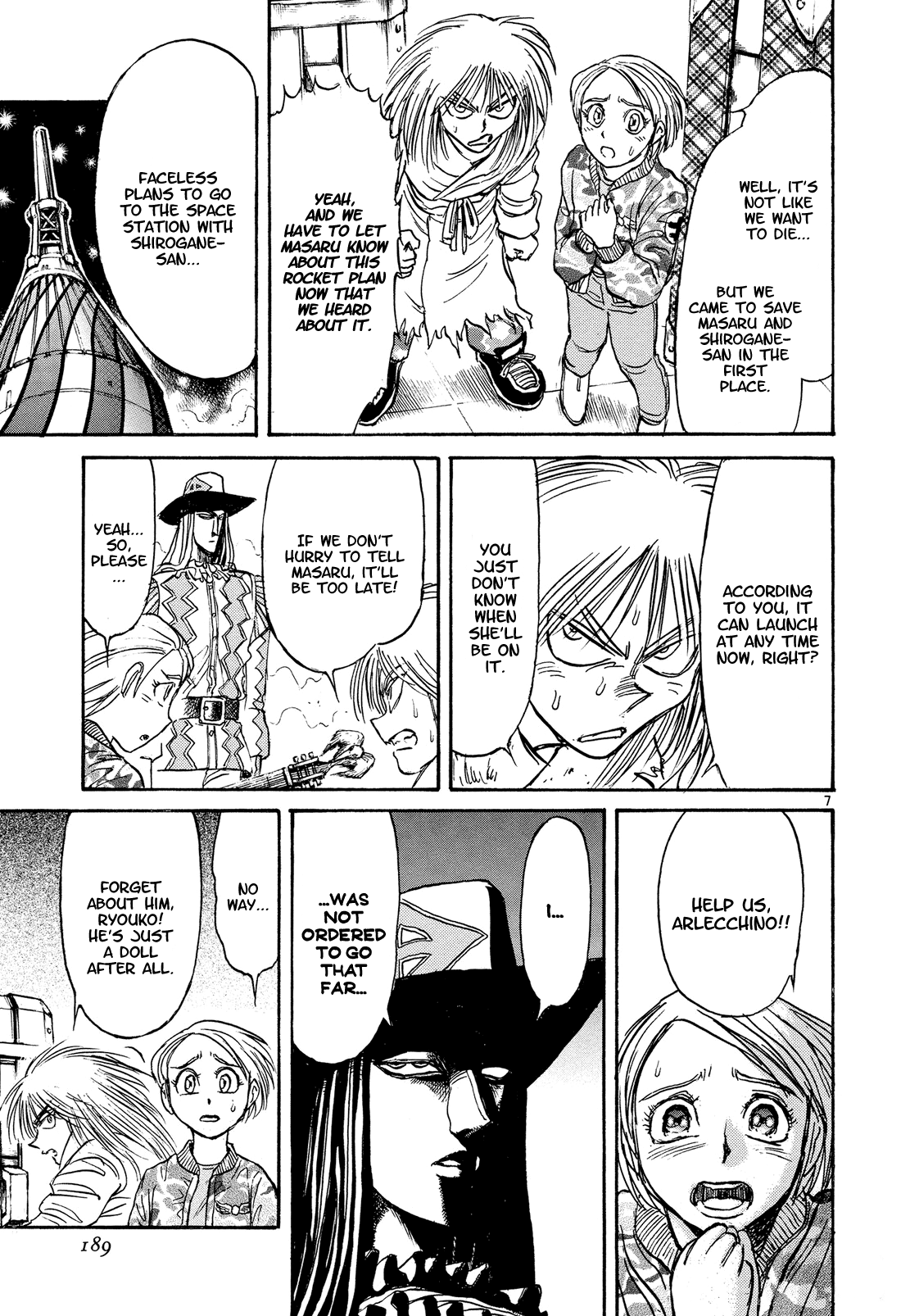 Karakuri Circus Chapter 384 page 7 - Chapter 384: Deus Ex Machina - Act 51: Aid From Above