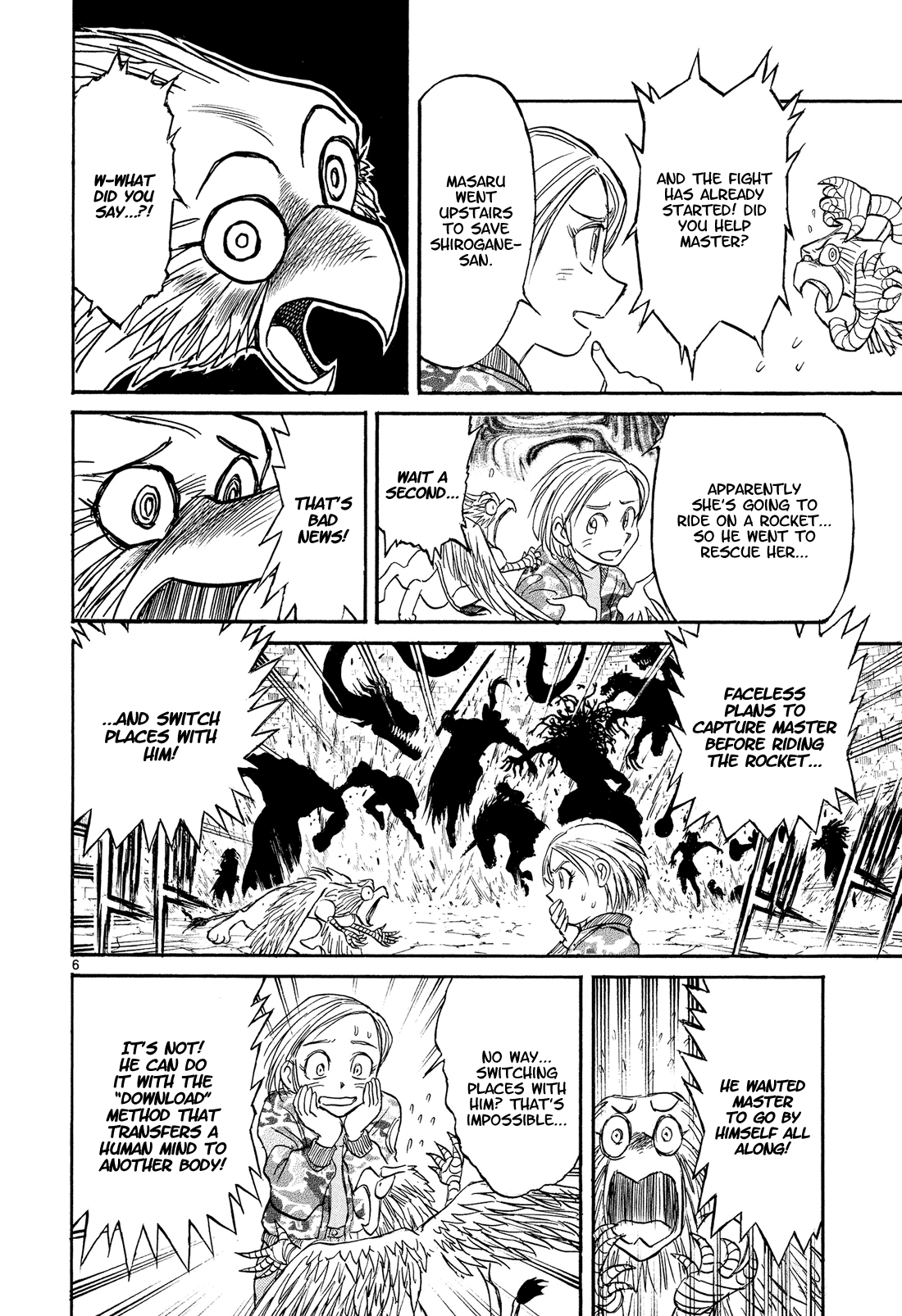 Karakuri Circus Chapter 385 page 5 - Chapter 385: Deus Ex Machina - Act 52: Download!!
