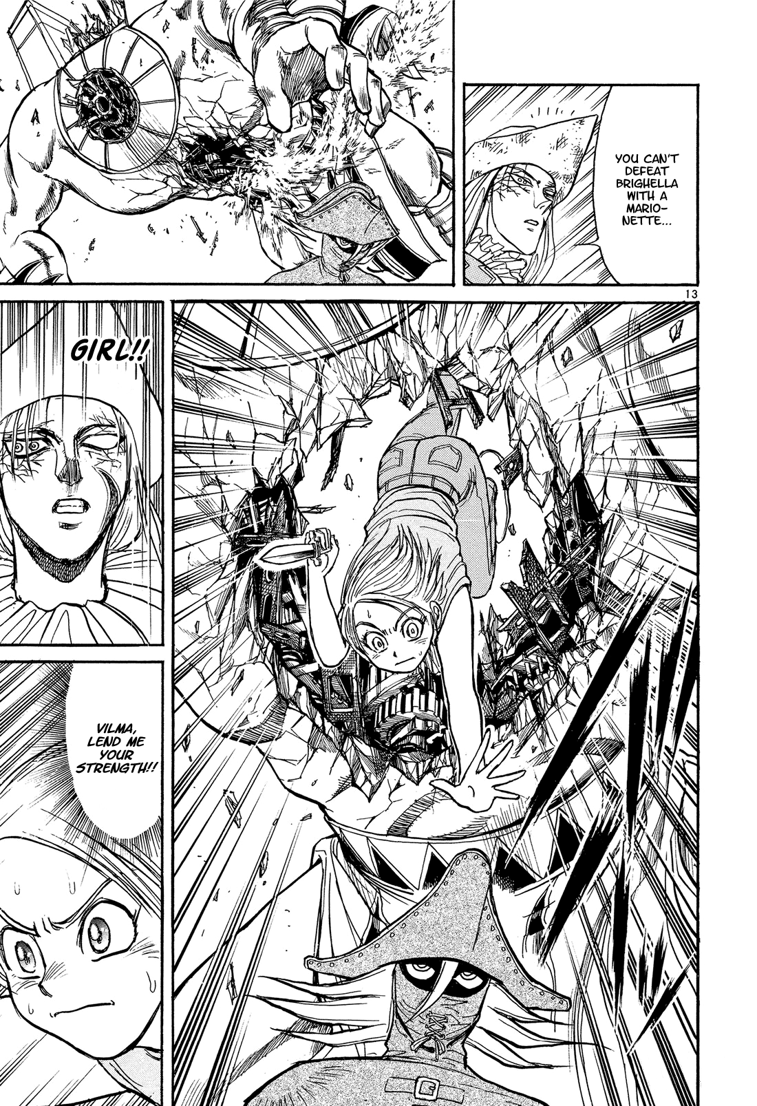 Karakuri Circus Chapter 387 page 13 - Chapter 387: Deus Ex Machina - Act 54 - A Girl's Claws