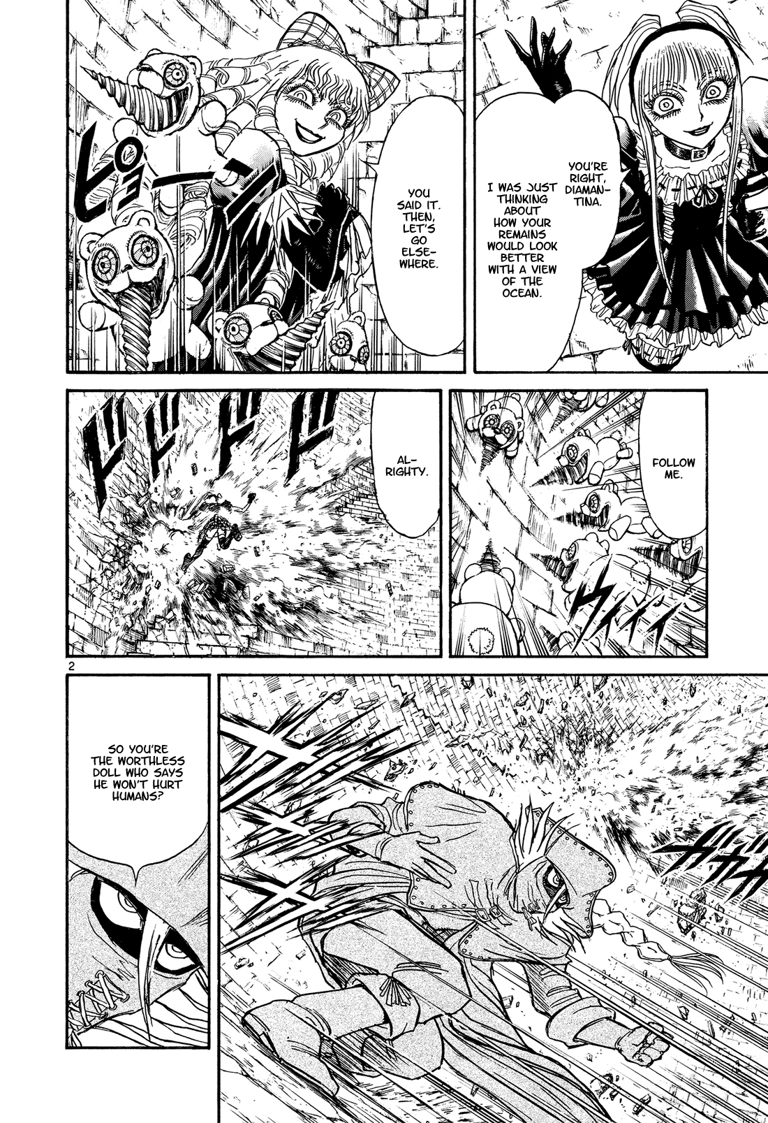 Karakuri Circus Chapter 387 page 2 - Chapter 387: Deus Ex Machina - Act 54 - A Girl's Claws