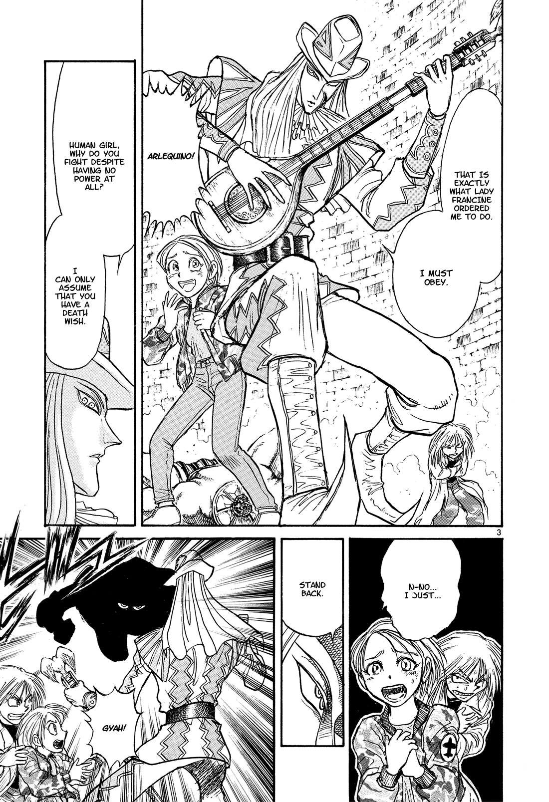 Karakuri Circus Chapter 387 page 3 - Chapter 387: Deus Ex Machina - Act 54 - A Girl's Claws
