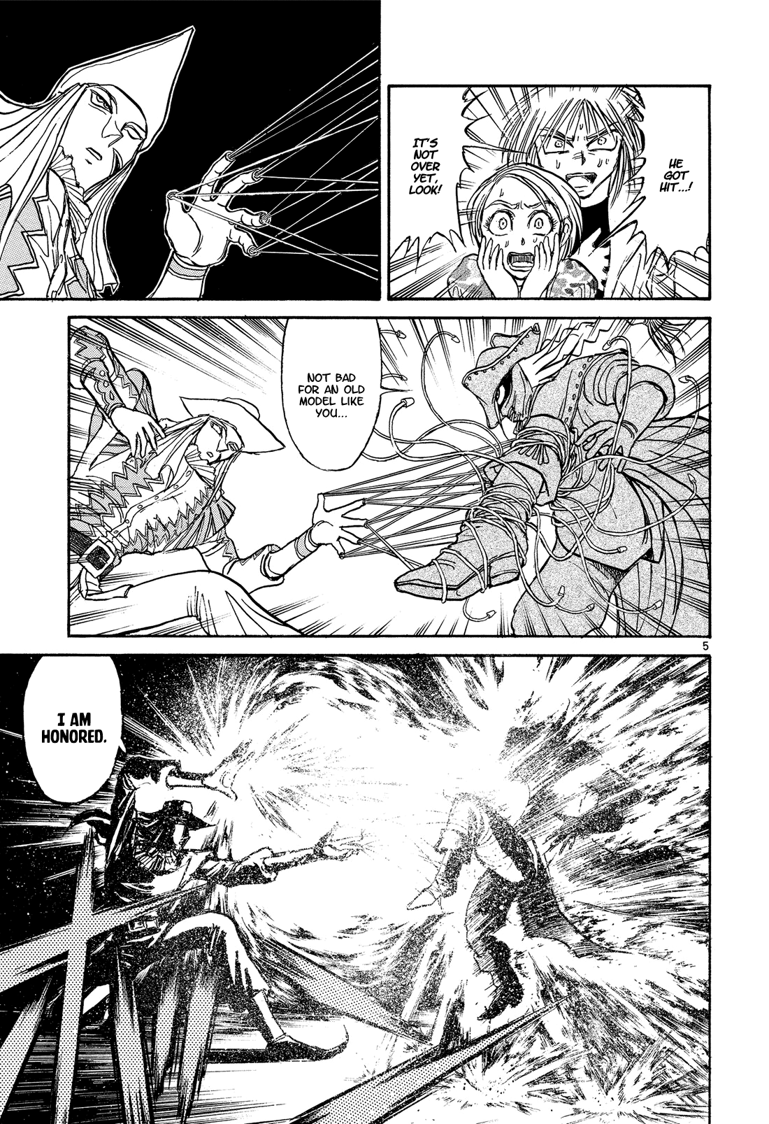 Karakuri Circus Chapter 387 page 5 - Chapter 387: Deus Ex Machina - Act 54 - A Girl's Claws